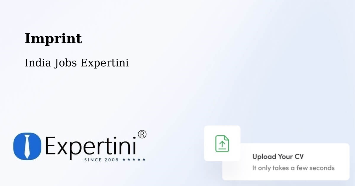 Imprint - India Jobs Expertini
